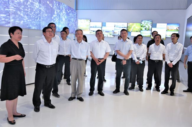 参观西安市高新区丝路科学展厅 (1)